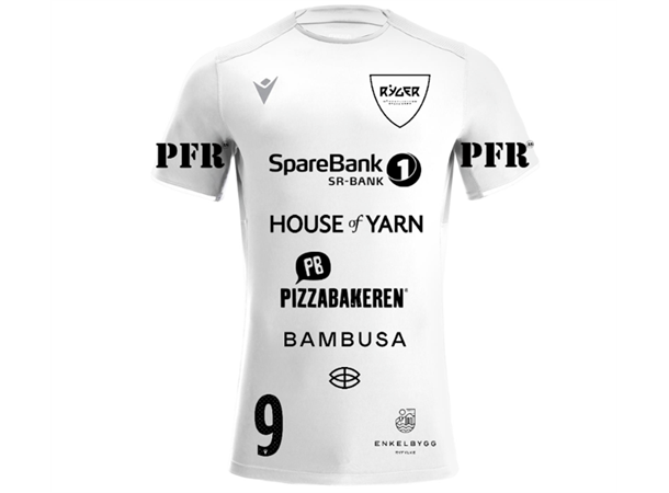 Ryger HK Rhodium Shirt Hvit Teknisk kampdrakt i ECO-tekstil - Unisex 