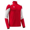 Izel Training 1/4 Zip Top RED/WHT M Teknisk treningsgenser - Unisex