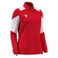 Chantico 1/4 Zip Top Wmn RED/WHT 3XS Teknisk treningsgenser til dame