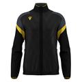 ODIN full zip top BLK/YEL XXS Jakke med kontrastdetaljer